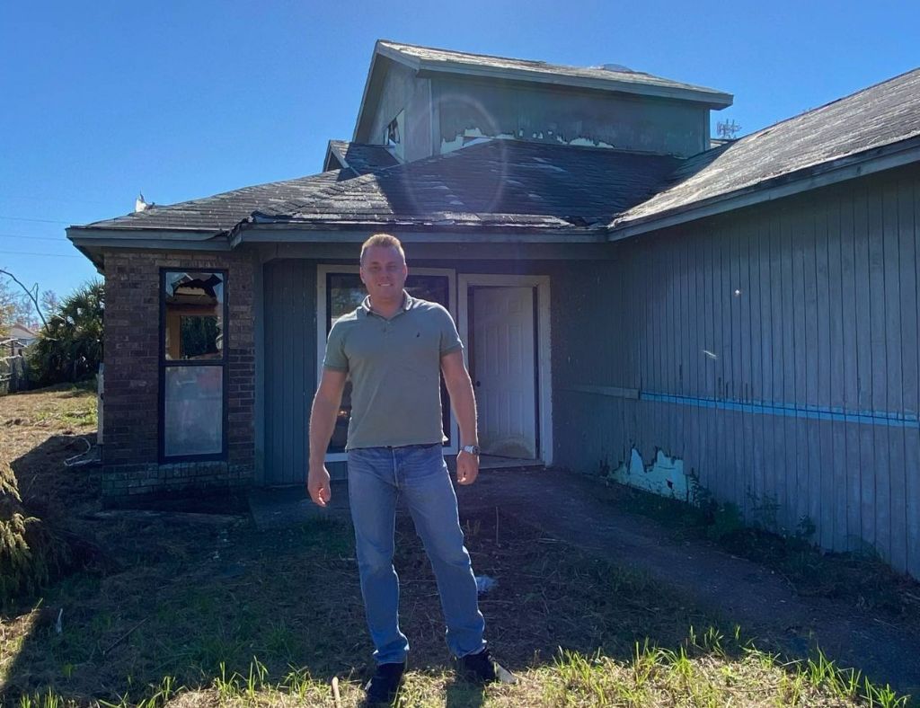 Дом на аукционе — Panama City, FL, до ремонта
